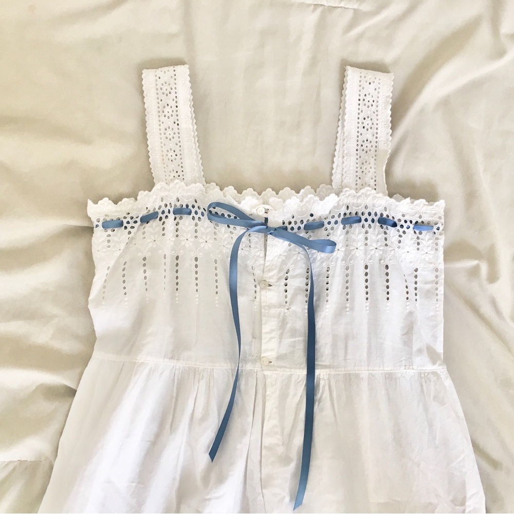 *SOLD* Edwardian Ribbon Eyelet Dress